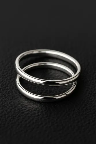 Par Fio 1,5mm Alianças Polidas - Prata 950