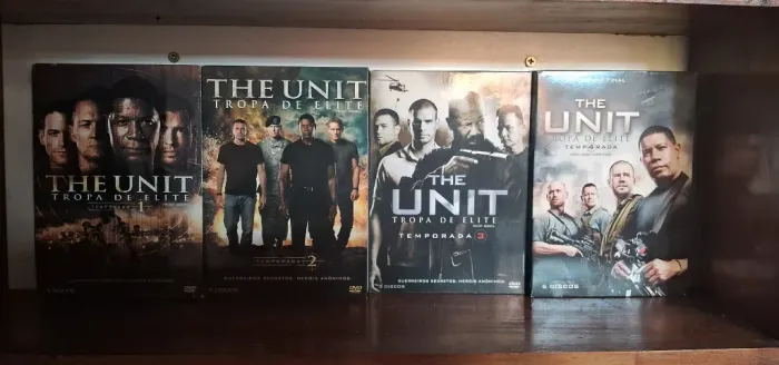 Box DVD The Unit ( Com Quatro Temporadas)