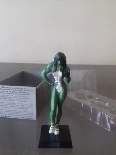 Miniatura Marvel Eaglemoss Mulher-Hulk