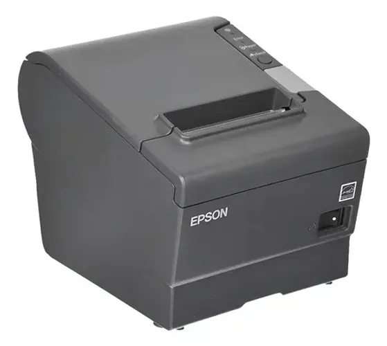 Impressora térmica Epson Tm-t88v Cupom Nfc-e Qr Code Rede Cor Cinza-escuro 