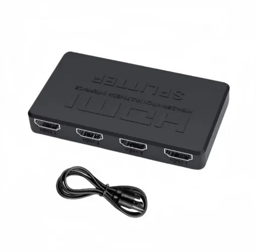 Splitter HDMI 4K 1x4 - Distribua o sinal para várias TVs