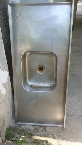Pia de inox 1,20m