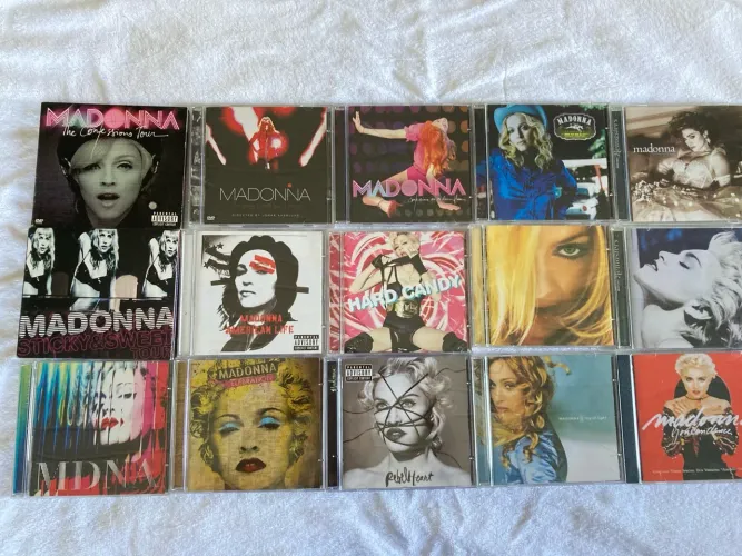 Coleção Cd + DVD Madonna 