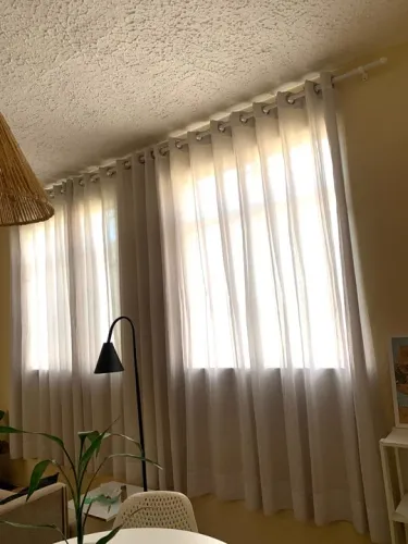 Cortina Branca 6,00x2,40cm