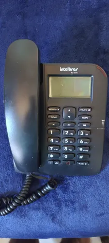 Telefone Intelbras TC ID 60, viva voz e identificador de chamadas, usado e funcionando