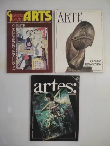 Revistas de arte - Arte, Artes e Galerie Jardin - Anos 70