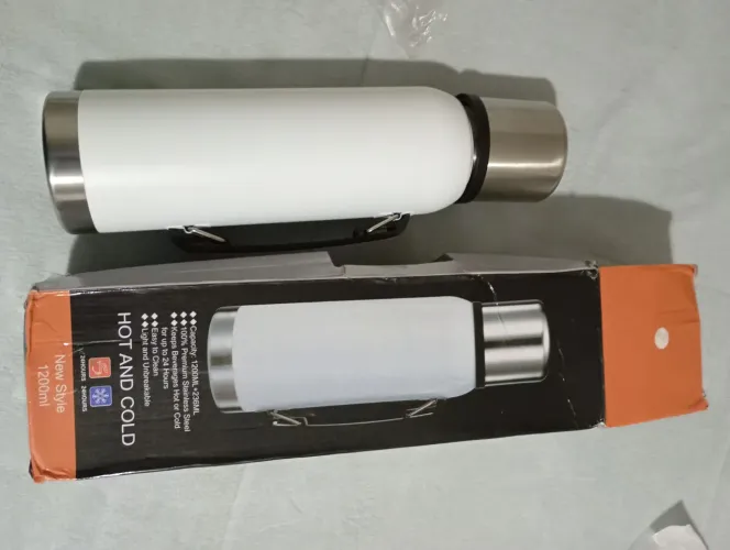 Garrafa Térmica 1200ml - Aço Inox - Hot & Cold