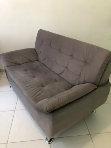 Sofá de 2 Lugares - Masserati - Cinza (Semi-Novo)