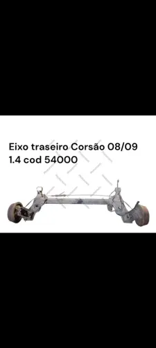 Eixo Traseiro Corsa 08/09 1.4