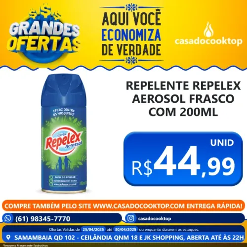 REPELENTE DE INSETOS REPELEX AEROSOL 200ML