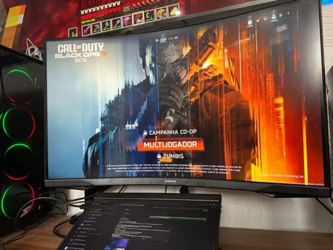 Monitor Gamer Samsung Odyssey G5 32? QHD - 165Hz, 1ms - Novíssimo