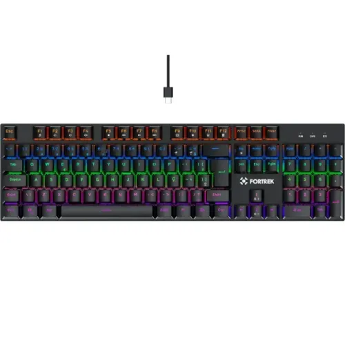 Teclado Mecânico Fortrek Gravity 100 Fullsized Switch Red - WZetta