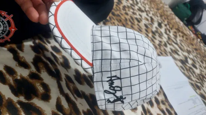Boné Lacoste xadrez Andy