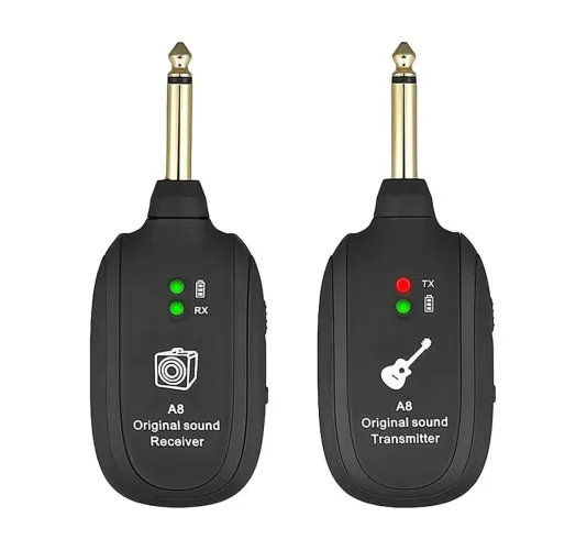 Transmissor e receptor P10 sem fio para instrumentos musicais miwayer