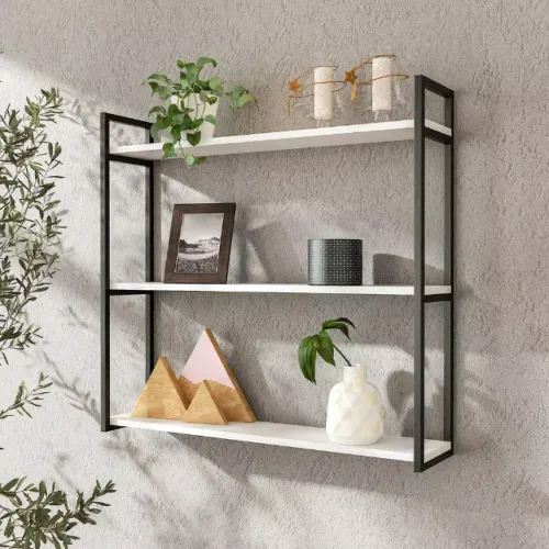 Plateleira Multiuso em Estilo Industrial