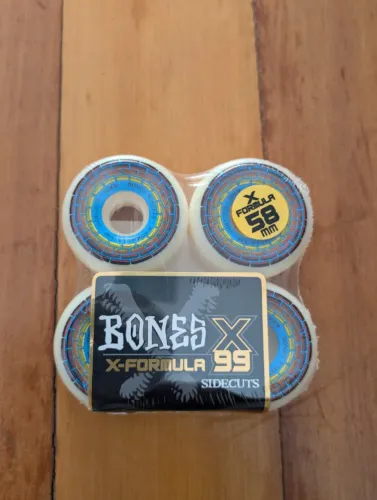 Roda Bones X-Formula X99 58mm Sidecut - Lacrada (Importada EUA)