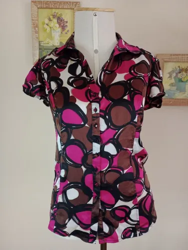 Camisa Feminina de seda Iódice 