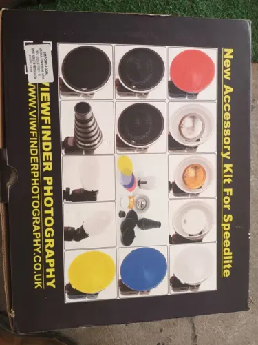 Kit de Acessórios Para Speedlite
