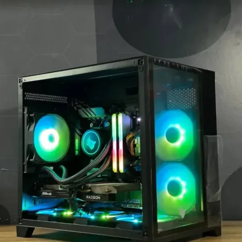 PC Gamer Novo RYZEN 5 + RX 6600 + 1 ano de garantia e em até 12x
