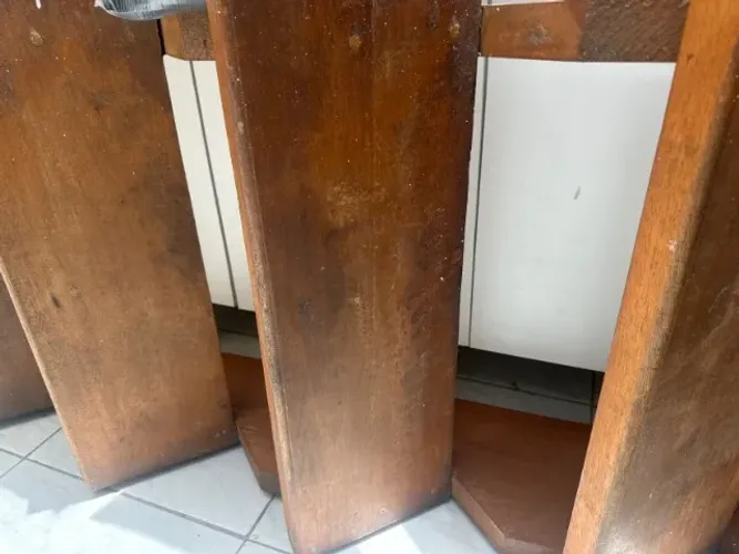 Escada Madeira Jatoba 10 Degraus