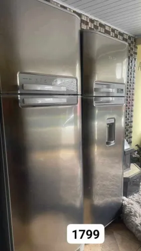 Geladeira de inox 450 l com garantia e frete gratuito