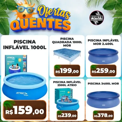 PISCINAS PARA O VERÃO - VÁRIOS MODELOS 