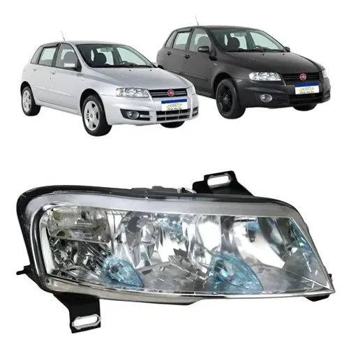 Farol Fiat Stilo 2008 2009 2010 2011 Dualogic Attractive L.d Direito/passageiro