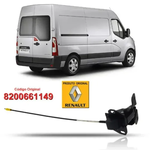 Fechadura Inferior Porta Traseira Original Renault Master 2.3 2014 2015 2016 2017 2018 19