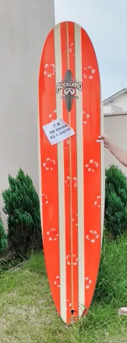7'6 prancha surf Funboard  bem nova - com quilhas - Ideal para Iniciantes e Longboard