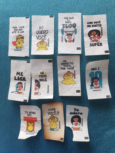 Coleção figurinhas frigells