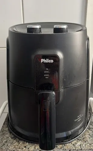 Air Fryer Philco Gourmet Black 1500W (com capacidade entre 3,2L e 4L)