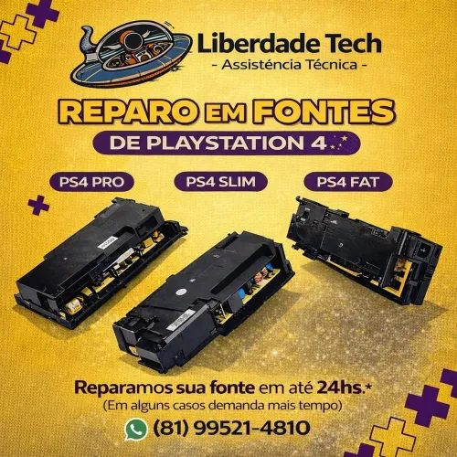 REPAROS EM FONTES DE PS4 E PS5