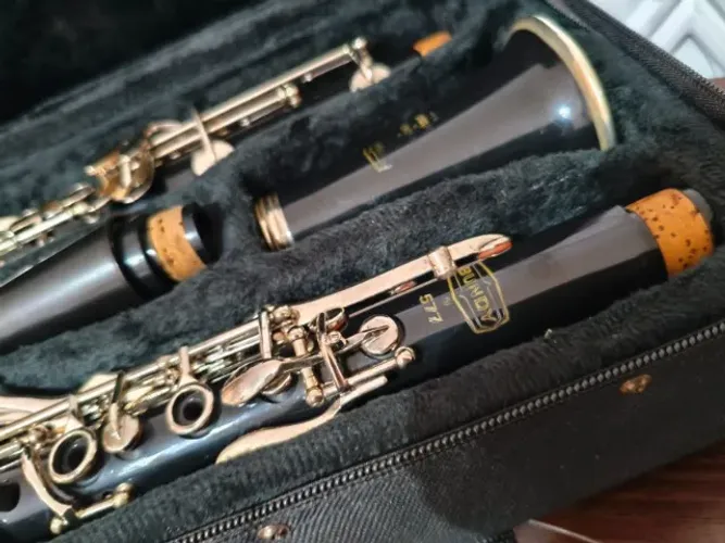 Clarinete Sib Selmer Bundy 577 Made Usa Baquelite - Original Preto Com Chaves Níqueladas