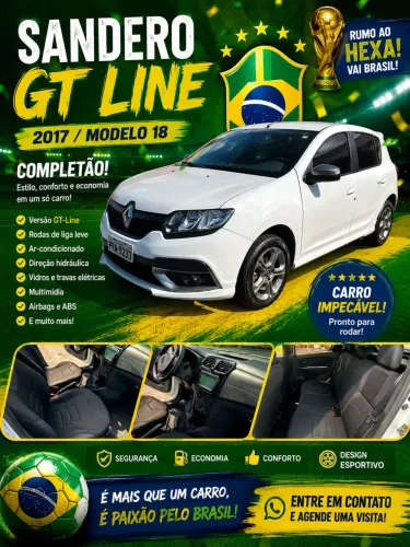 Renault Sandero GT Line Flex 1.6 16V 5P 2018