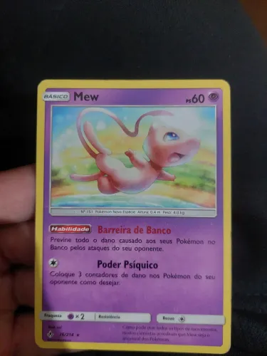 Carta pokemon Mew (76/214)