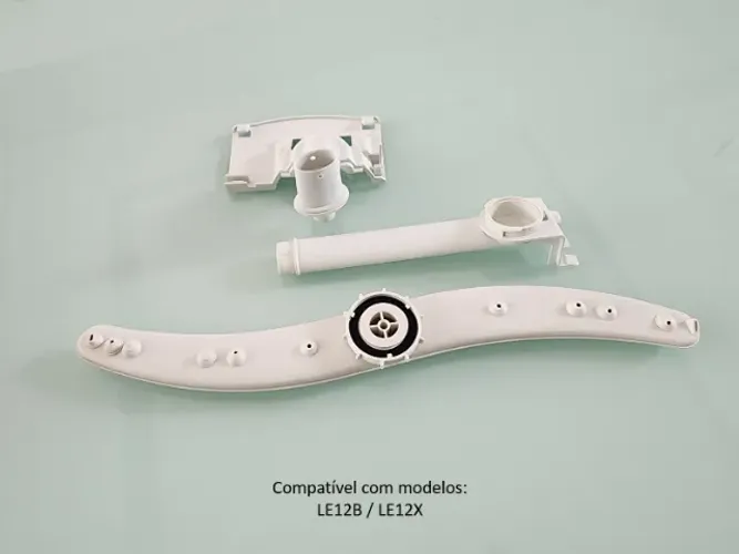 Conjunto espargidor superior (hélice) original lava louças Electrolux LE12B / LE12X