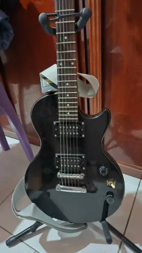 Guitarra Epiphone Les Paul + Caixa Meteoro + Pedaleira MVAVE Blackbox
