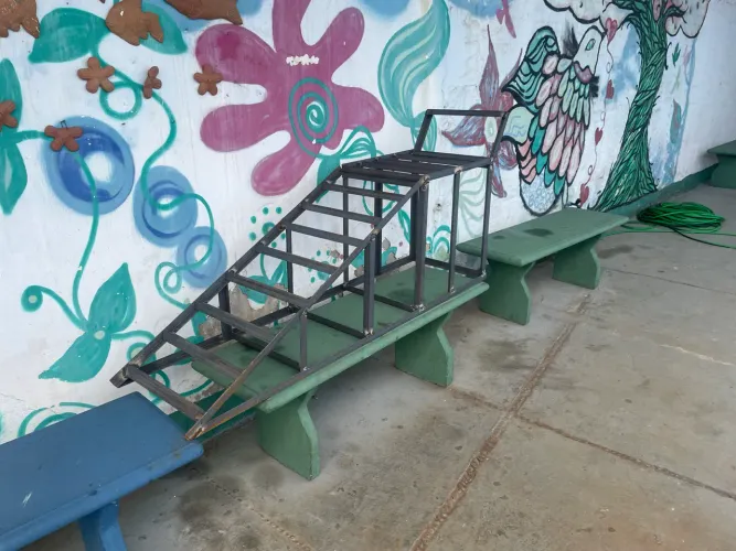 Rampa automotiva reforçada 50 cm de altura 