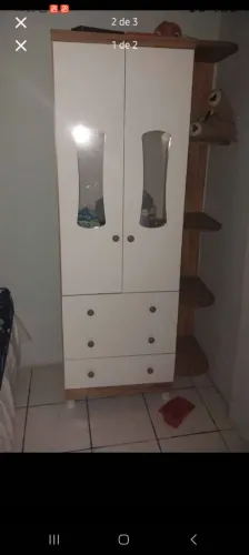 Quarda-roupa infantil 5 meses de uso