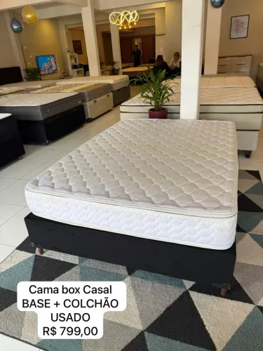 Cama Box de casal USADA - ENTREGO