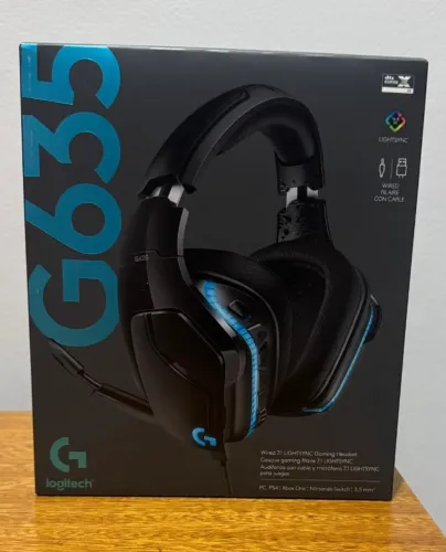  Headset Gamer Logitech G635 ? 7.1 Surround | RGB | Usado 1 ano
