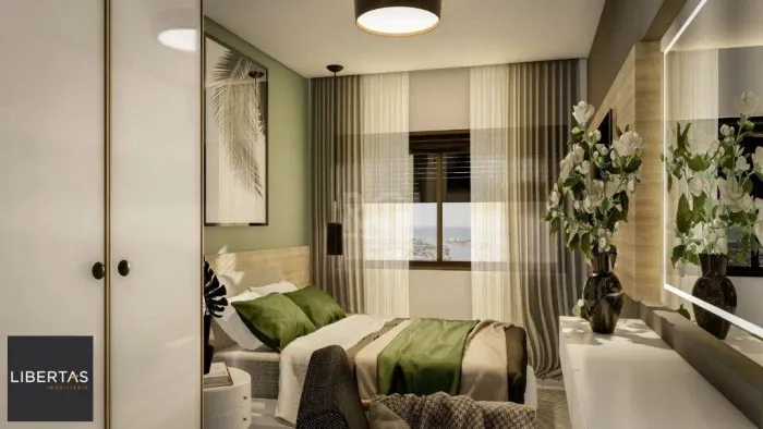 Apartamento para Venda - 84.39m², 2 dormitórios, sendo 1 suites, 1 vaga - Centro