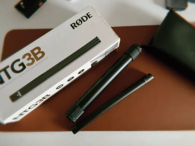 Microfone RODE NTG3B - um dos melhores boom