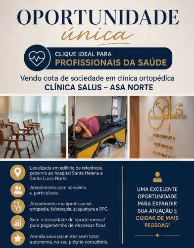 Cota de sociedade em clínica ortopédica consolidada - Asa Norte