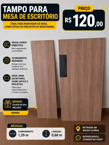 TAMPOS PARA MESA DE ESCRITÓRIO ALBERFLEX