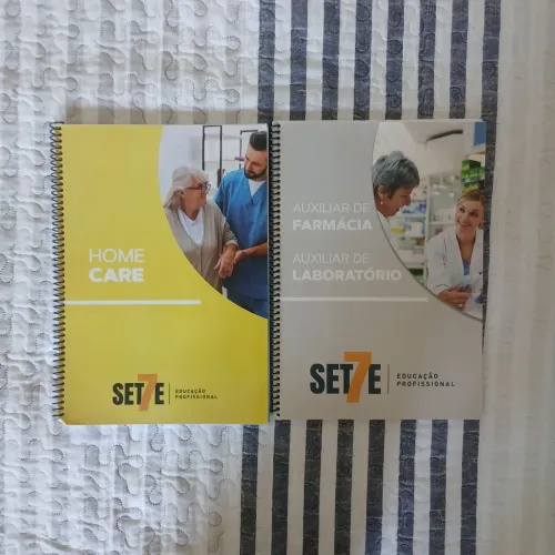 Apostilas Estácio Home Care e Auxiliar de Farmácia e de Laboratório 
