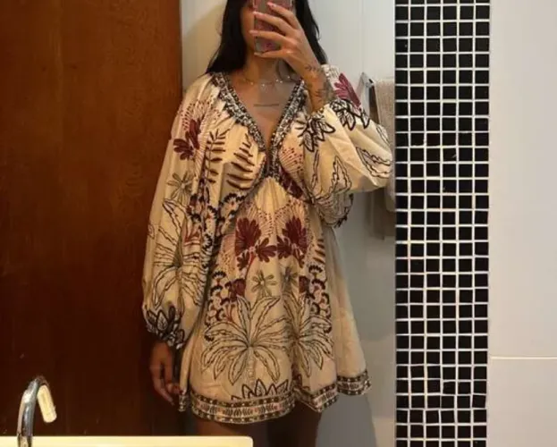 Vestido shein novo tam p/m