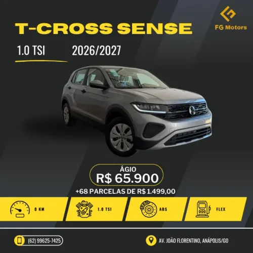 Volkswagen T-Cross Sense 1.0 TSI Flex 5P Aut. 2026