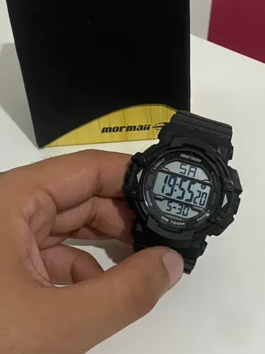 Relógio Mormaii Wave Preto Original - Pouco Uso (Preço Baixo)