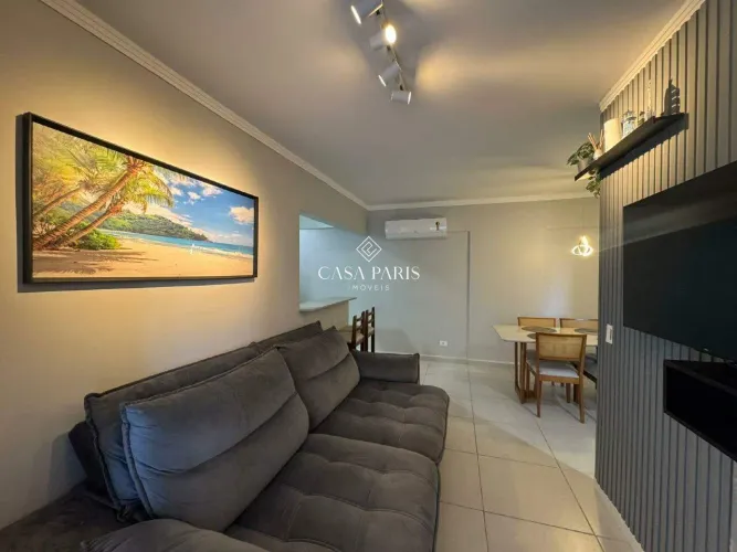 Apartamento à venda na Guilhermina, Praia Grande - 2 quartos (1 suíte) com varanda gourmet